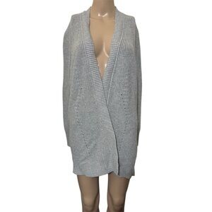 Banana Republic Women's Light Gray Cardigan